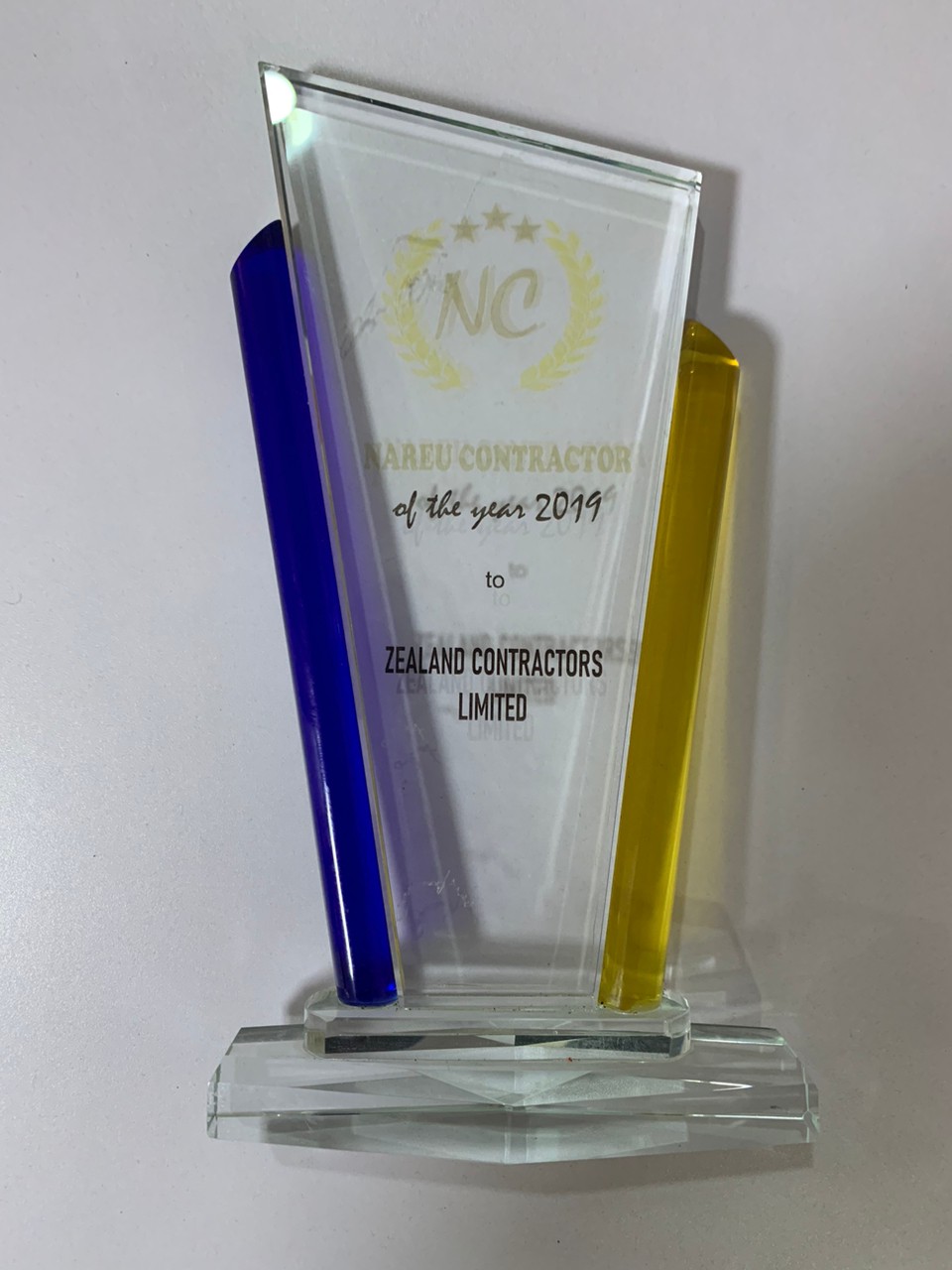 Nareu Contractor of the year